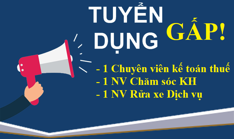 TUYỂN DỤNG THÁNG 11/2022